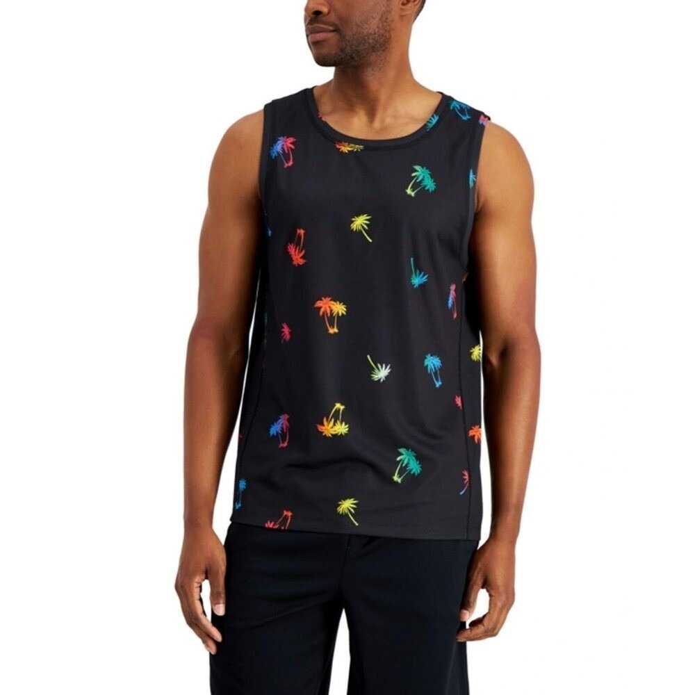 Ideology Mens Palm Trees Performance Active Tank Top, Size 3XLB, NWT